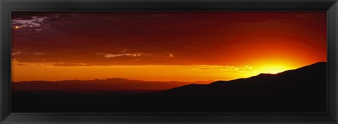 Framed Great Sand Dunes National Park and Preserve at sunset, Colorado, USA Print