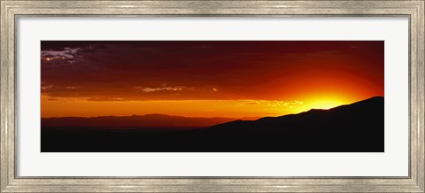 Framed Great Sand Dunes National Park and Preserve at sunset, Colorado, USA Print