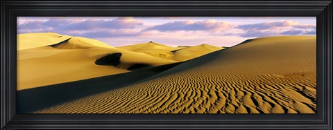 Framed Cloudy Skies Over Great Sand Dunes National Park, Colorado, USA Print