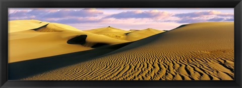 Framed Cloudy Skies Over Great Sand Dunes National Park, Colorado, USA Print