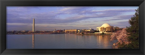 Framed USA, Washington DC, Tidal Basin, spring Print