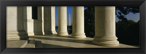 Framed USA, District of Columbia, Jefferson Memorial Print