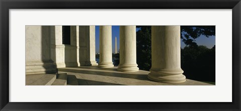 Framed USA, District of Columbia, Jefferson Memorial Print