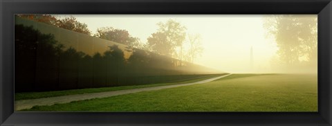 Framed Vietnam Veterans Memorial, Washington DC, District Of Columbia, USA Print