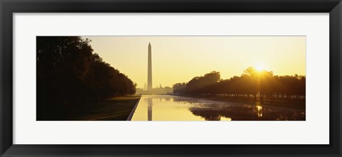 Framed Washington Monument, Washington DC, District Of Columbia, USA Print