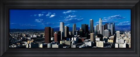 Framed Skyline from TransAmerica Center Los Angeles CA USA Print