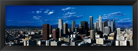 Framed Skyline from TransAmerica Center Los Angeles CA USA Print