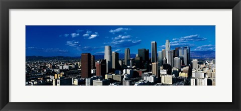 Framed Skyline from TransAmerica Center Los Angeles CA USA Print