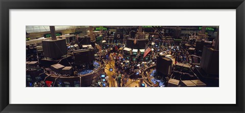 Framed Stock Exchange, NYC, New York City, New York State, USA Print