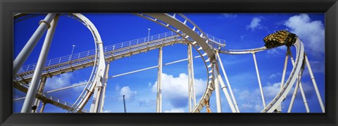 Framed Batman The Escape Rollercoaster, Astroworld, Houston, Texas, USA Print