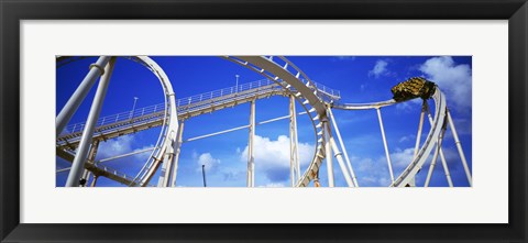 Framed Batman The Escape Rollercoaster, Astroworld, Houston, Texas, USA Print