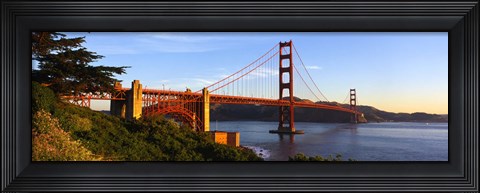 Framed Golden Gate Bridge from a Distance Print