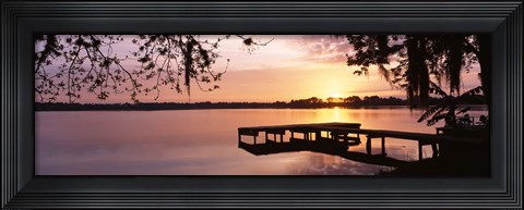 Framed Lake Whippoorwill, Sunrise, Florida Print