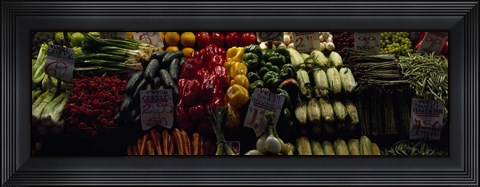 Framed Pike Place Market, Seattle, Washington Print
