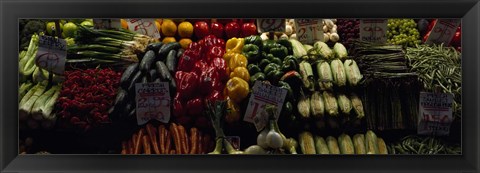 Framed Pike Place Market, Seattle, Washington Print
