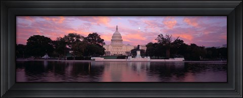 Framed US Capitol at Dusk, Washington DC Print