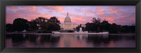 Framed US Capitol at Dusk, Washington DC Print