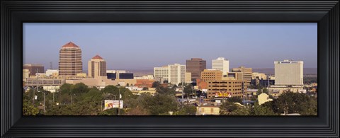 Framed Buildings in a city, Albuquerque, New Mexico, USA Print