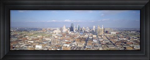 Framed Buildings in a city, Hyatt Regency Crown Center, Kansas City, Jackson County, Missouri, USA Print