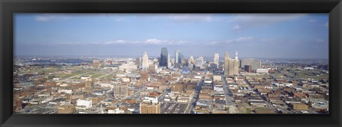 Framed Buildings in a city, Hyatt Regency Crown Center, Kansas City, Jackson County, Missouri, USA Print