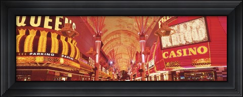 Framed Fremont St Experience, Las Vegas, NV Print