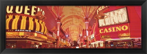 Framed Fremont St Experience, Las Vegas, NV Print