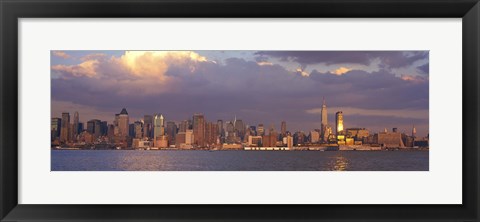 Framed New York City Hudson River NY Print