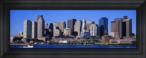 Framed Skyline, Cityscape, Boston, Massachusetts, USA, Print