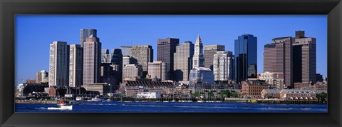 Framed Skyline, Cityscape, Boston, Massachusetts, USA, Print