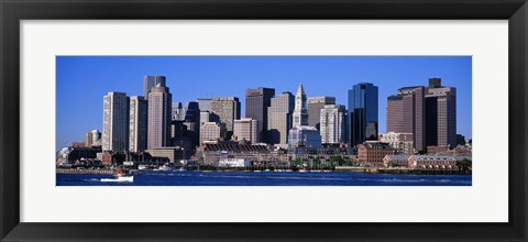 Framed Skyline, Cityscape, Boston, Massachusetts, USA, Print