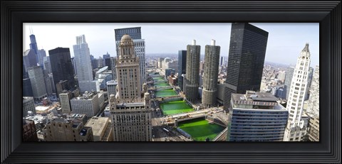 Framed St. Patrick&#39;s Day Chicago IL USA Print