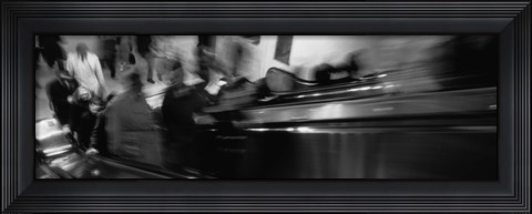 Framed Blurred Motion, People, Grand Central Station, NYC, New York City, New York State, USA, Print