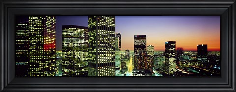 Framed Downtown Los Angeles CA USA Print