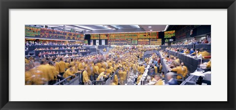 Framed Mercantile Exchange, Trading, Chicago, Illinois, USA Print