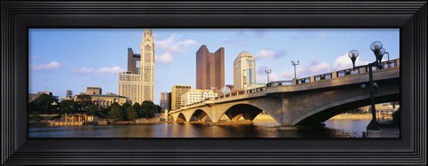 Framed Scioto River, Columbus, Ohio, USA Print