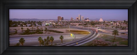 Framed Skyline Phoenix AZ USA Print