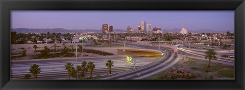 Framed Skyline Phoenix AZ USA Print