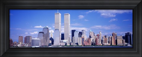 Framed USA, New York City, with World Trade Center Print