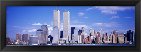 Framed USA, New York City, with World Trade Center Print
