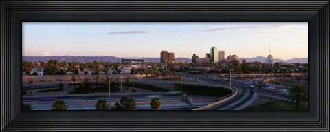 Framed USA, Arizona, Phoenix, sunset Print