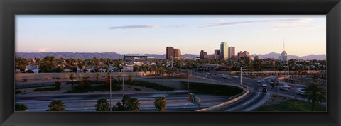 Framed USA, Arizona, Phoenix, sunset Print