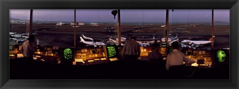 Framed San Francisco Intl Airport Control Tower San Francisco CA Print