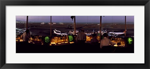 Framed San Francisco Intl Airport Control Tower San Francisco CA Print