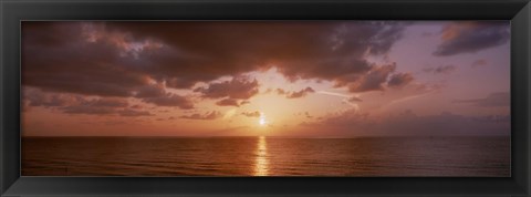 Framed Sunrise Miami FL USA Print