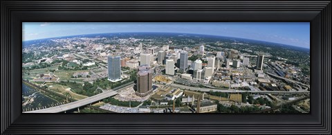 Framed Aerial Richmond VA Print
