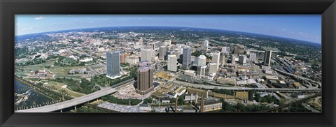 Framed Aerial Richmond VA Print