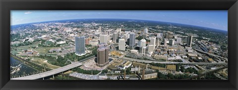 Framed Aerial Richmond VA Print