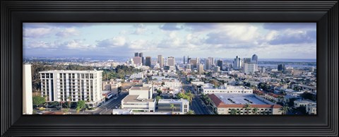 Framed Clouds Over San Diego Print