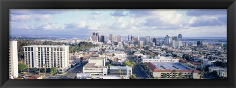 Framed Clouds Over San Diego Print