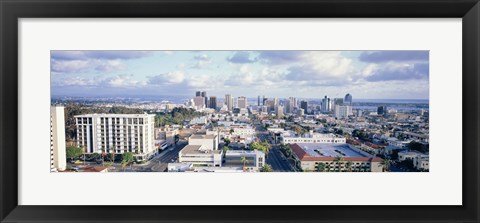 Framed Clouds Over San Diego Print